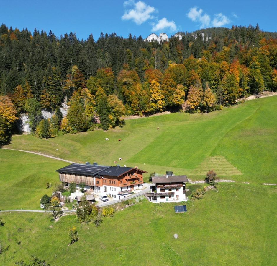 Biobauernhof Schneiderbauer Apartment Unken Exterior foto